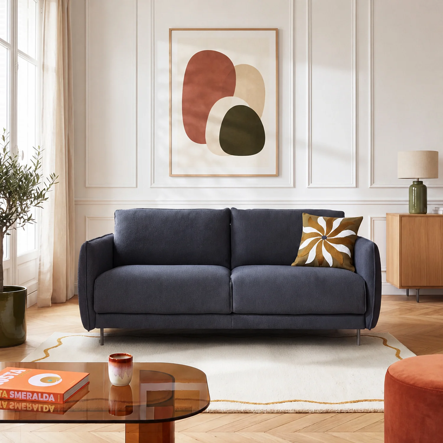 Schlafsofa 2-Sitzer - 140 cm Liegefläche